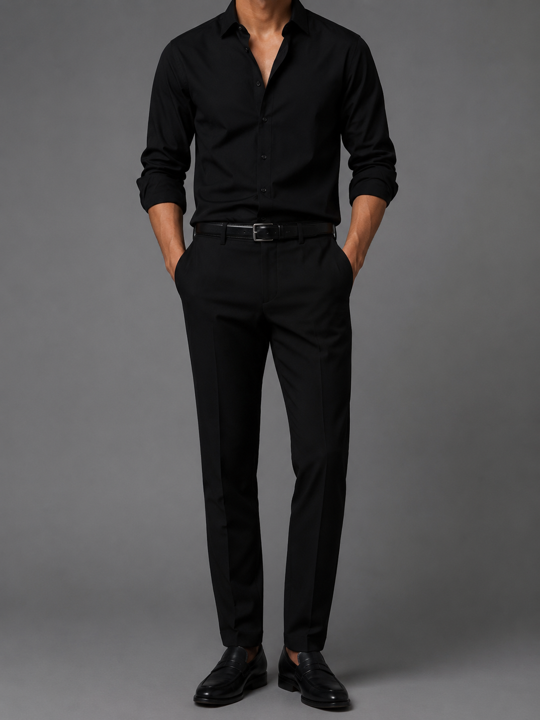 Camisa Elegante Black & White
