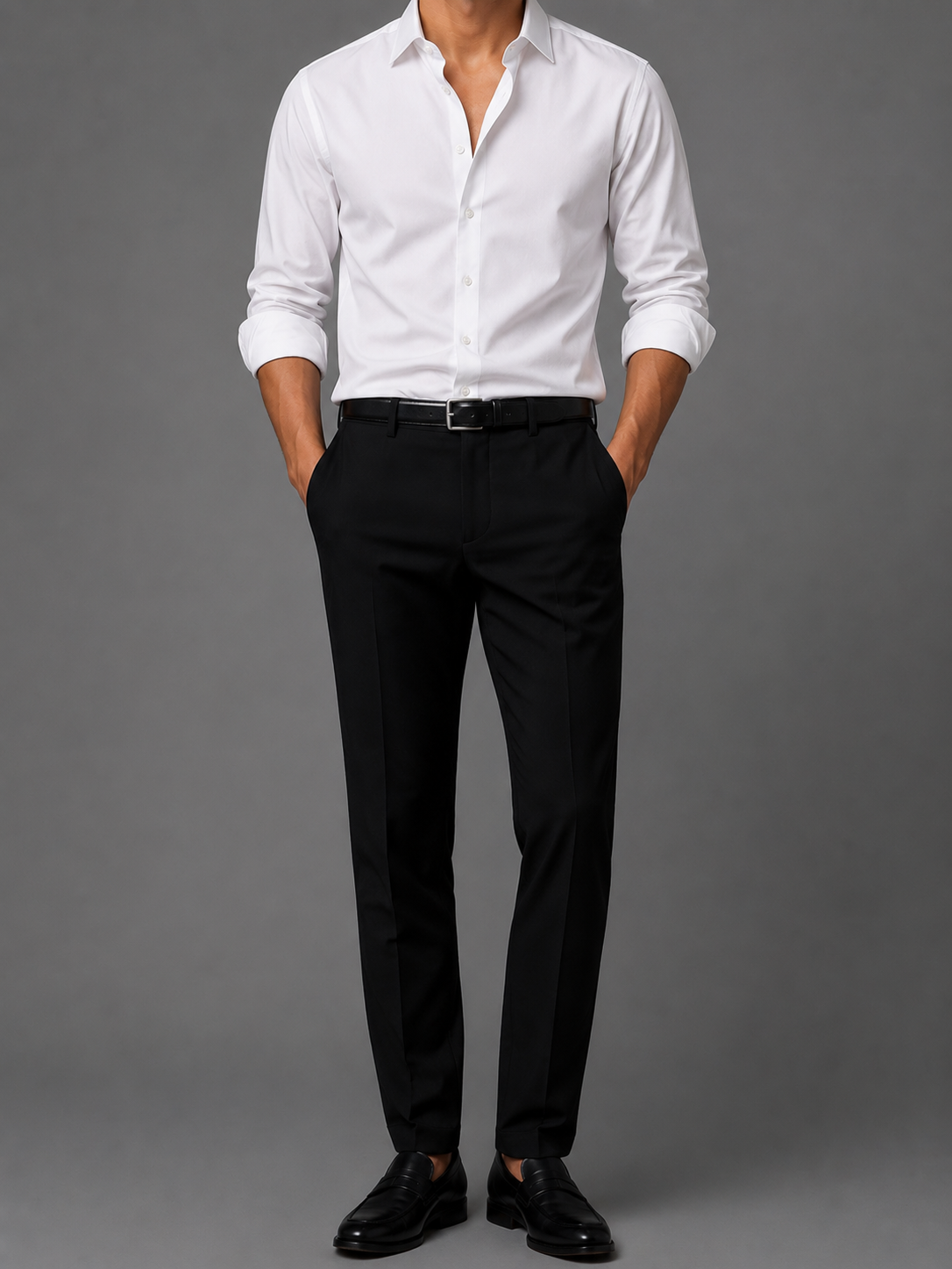 Camisa Elegante Black & White