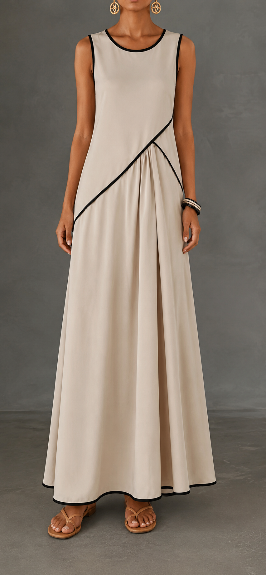 Vestido de verano a rayas