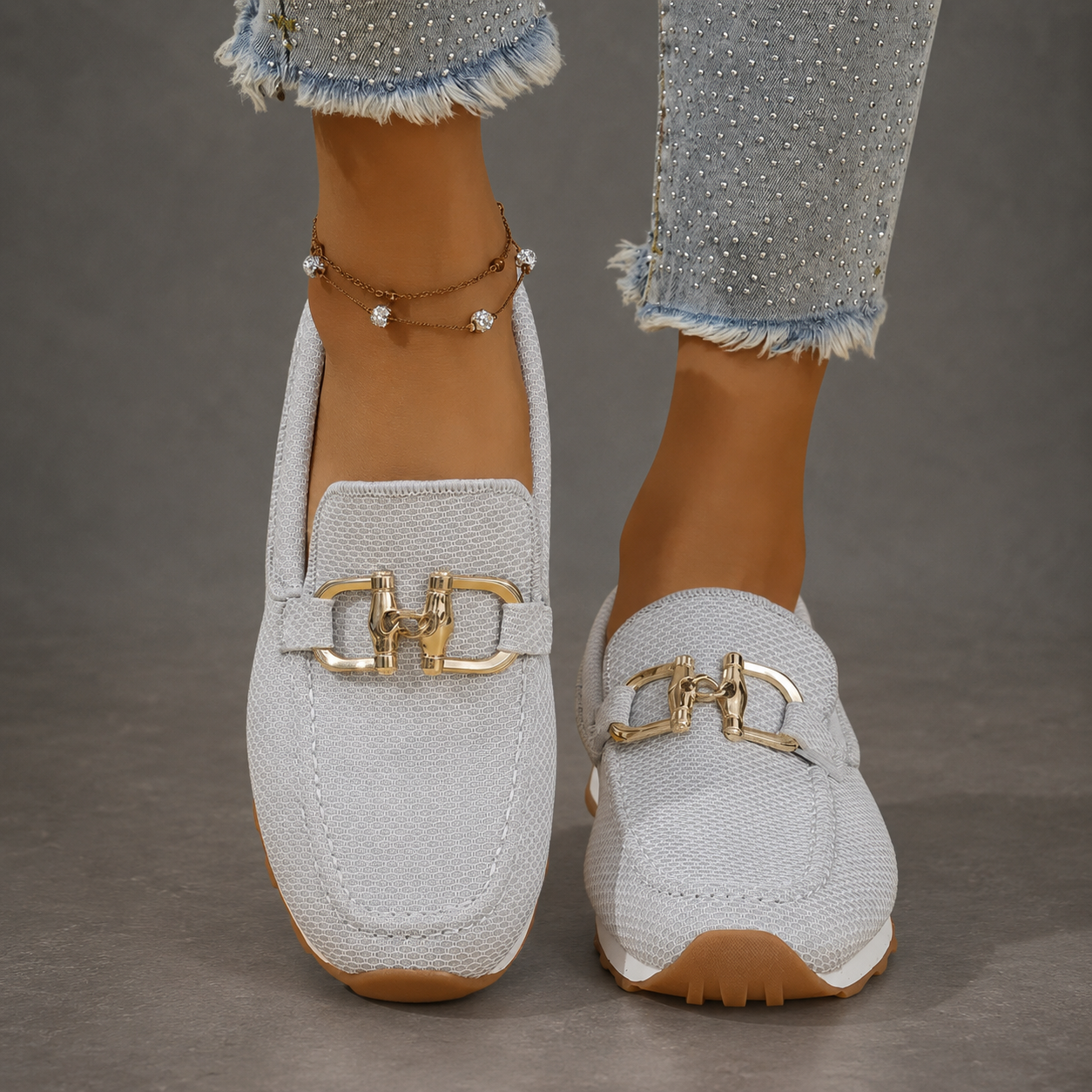 Zapatillas estilo mocasín