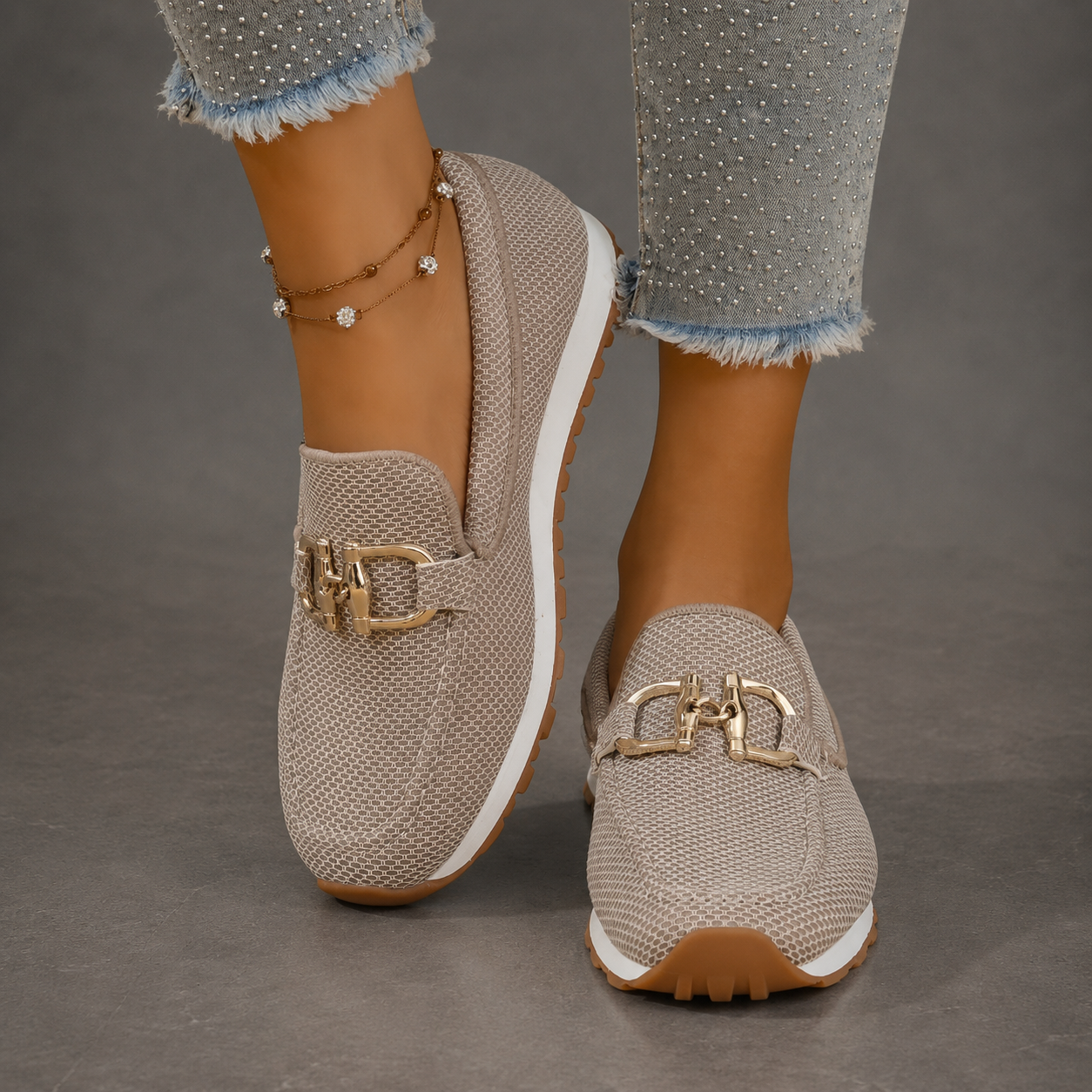 Zapatillas estilo mocasín
