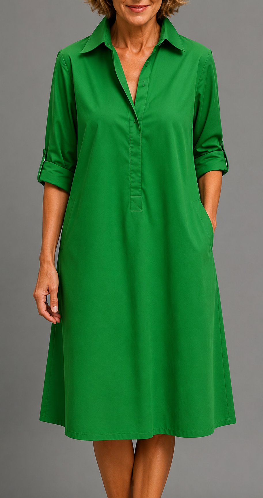 Elegante vestido midi