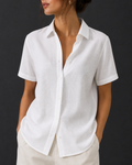 Camisa holgada de lino
