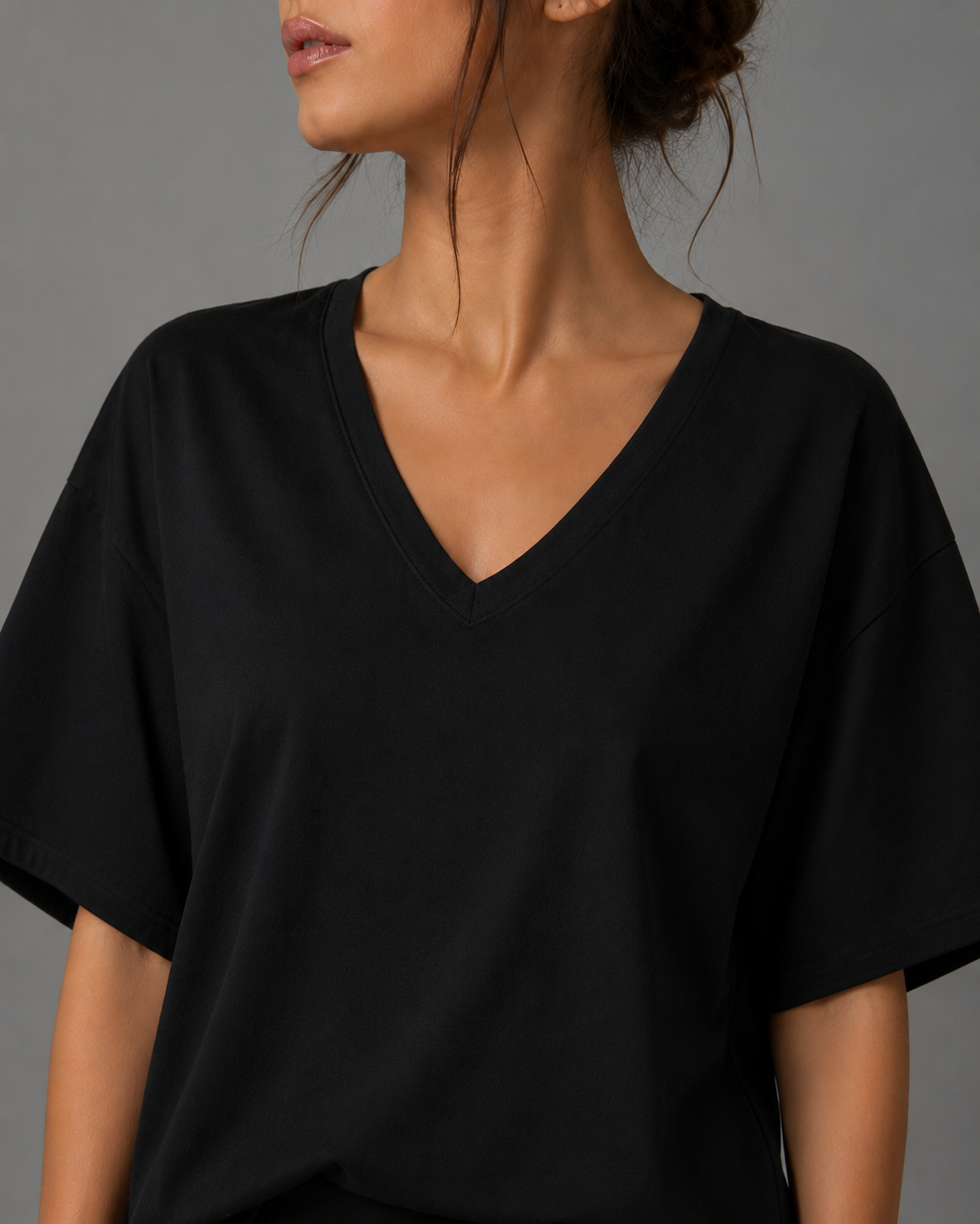 Camiseta oversize descubierta