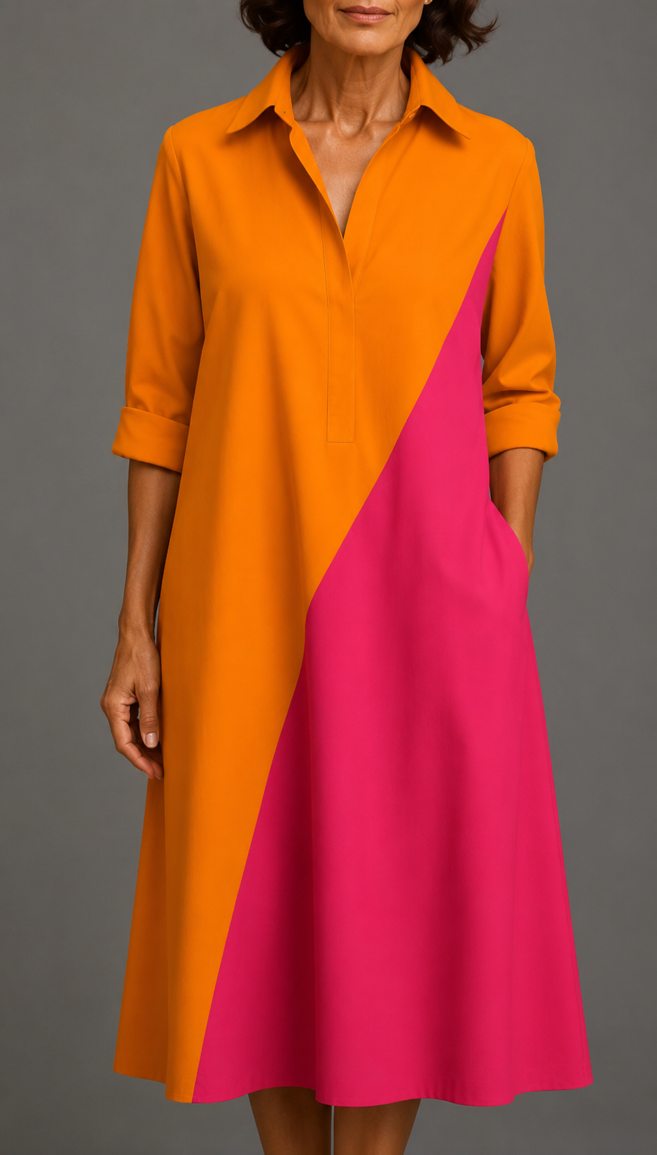 Vestido midi cómodo
