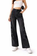 Pantalones Acampanados con Estrellas