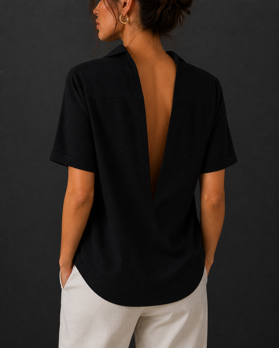 Camisa espalda descubierta
