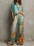 Conjunto con estampado floral