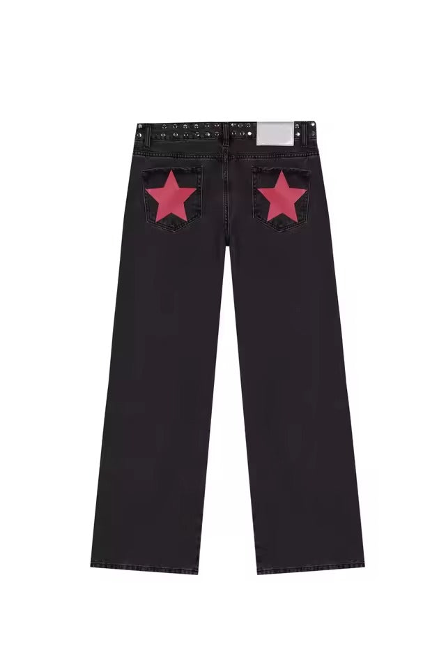 Y2K - Pantalones vaqueros Vintage