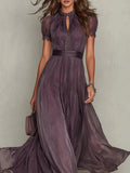 Vestido largo volandero
