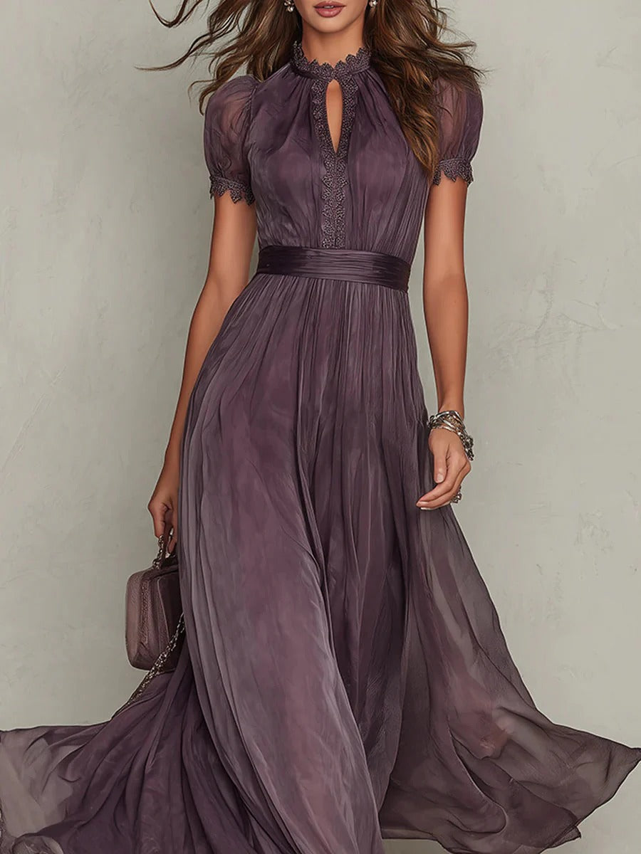Vestido largo volandero